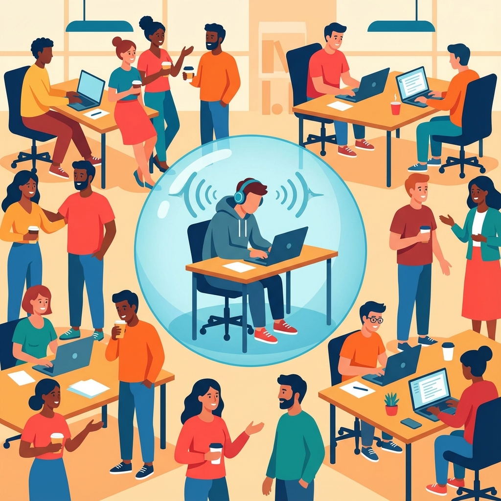 The Loneliness Paradox: Alone in a Crowded Coworking Space